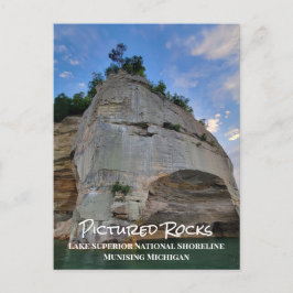 Pictures Rocks Lake Superior National Shoreline Postkarte
