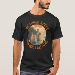 Pictures Rocks National Lakeshore Not Retro T-Shirt