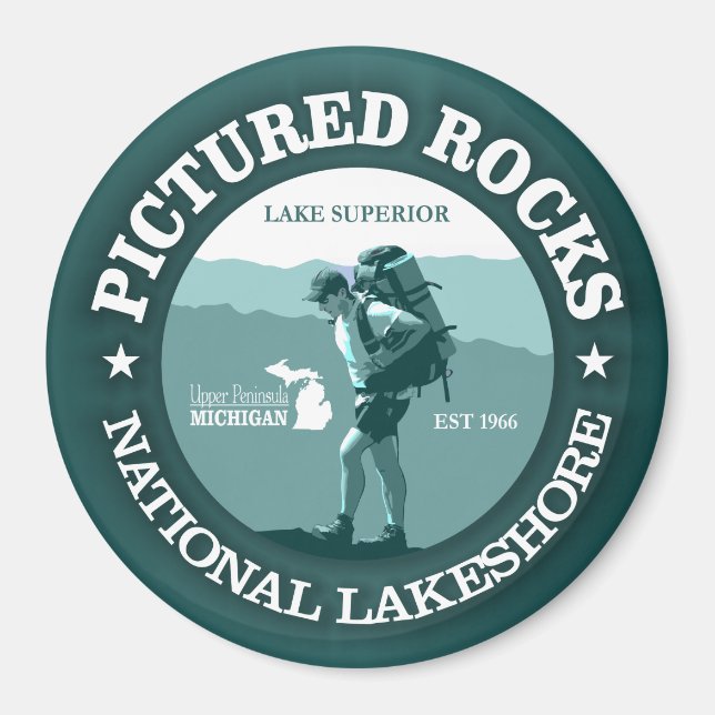 Pictures Rocks NP Magnet (Vorne)