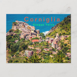 Picturesque Corniglia Cinque Terre Italien Postkarte