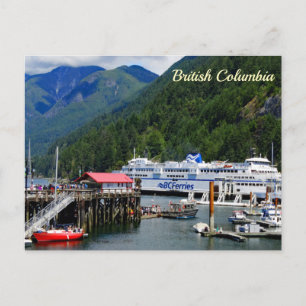 Picturesque Horseshoe Bay in British Columbia Postkarte