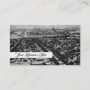 Picturesque Street View Vintag Town Travel Visitenkarte