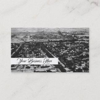 Picturesque Street View Vintag Town Travel Visitenkarte