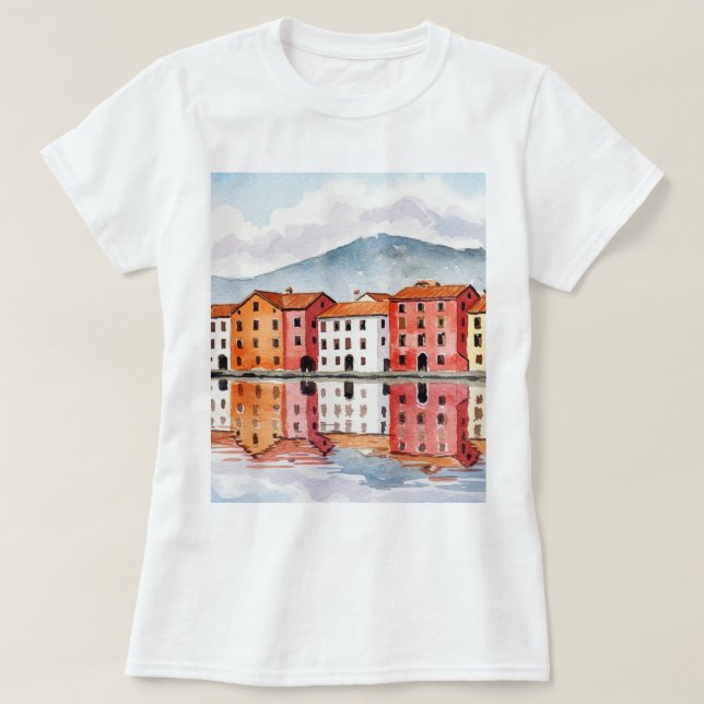 Picturesque town T-Shirt (Design vorne)