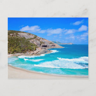 Picturesresque Seascape Gentle Waves Rocks Ocean Postkarte