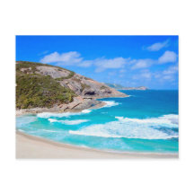 Picturesresque Seascape Gentle Waves Rocks Ocean