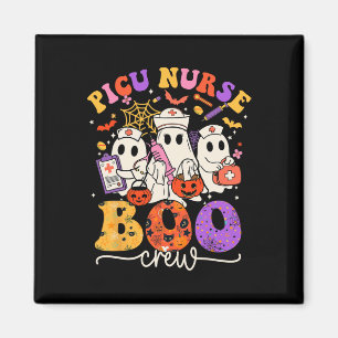 Picu Boo Crew Kostüm Funny Nurse Ghost Halloween Magnet