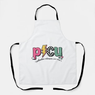 PICU Kinder-Intensivstation Krankenpfleger-Shirt_1 Schürze