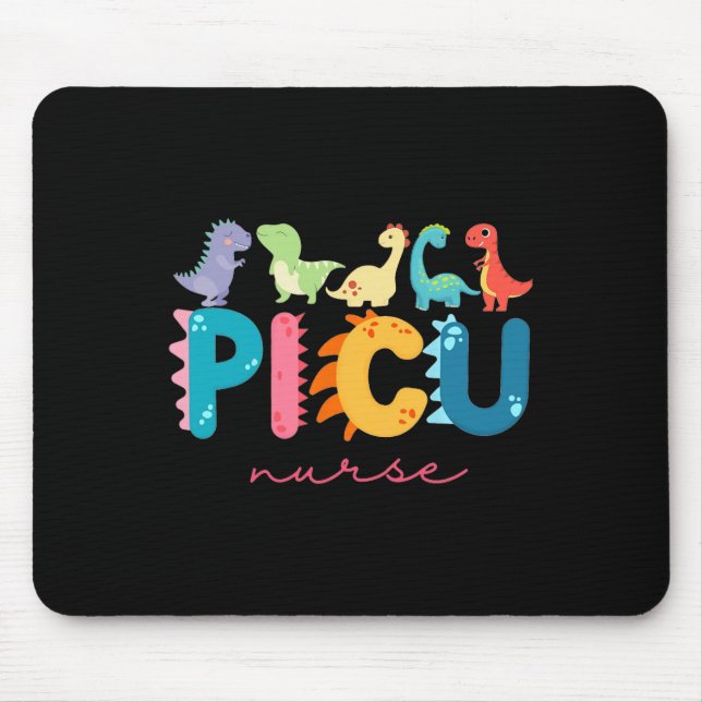 Picu Kinderkrankenschwester Dinosaurier Picu Squad Mousepad (Vorne)