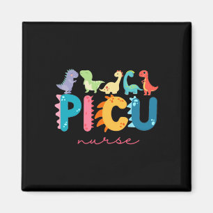 Picu Kinderkrankenschwester Dinosaurier Picu-Team Magnet