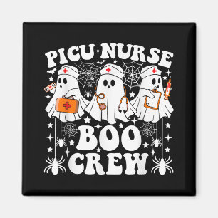 Picu Nurse Boo Crew Funny Ghost Halloween Magnet