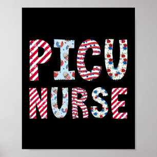 Picu Nurse Independence Day am 4. Juli American F Poster