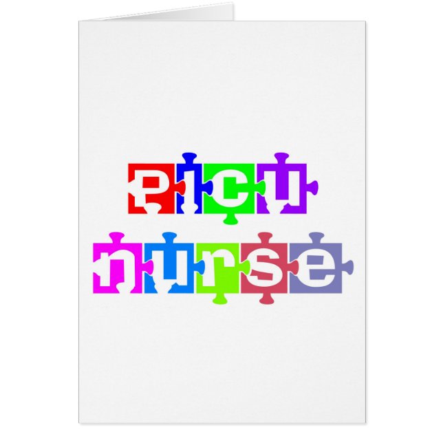 PICU NURSE PUZZLE PIECES (Vorne)