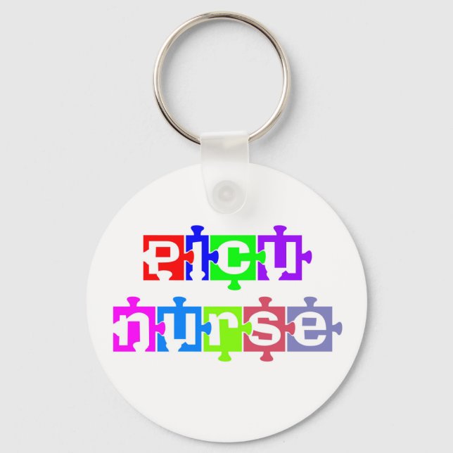 PICU Nurse Schlüsselanhänger (Vorderseite)