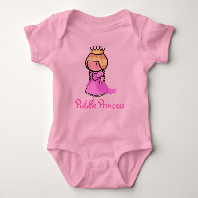 Piddle Prinzessin, Piddle Prinzessin Baby Strampler (Vorderseite)