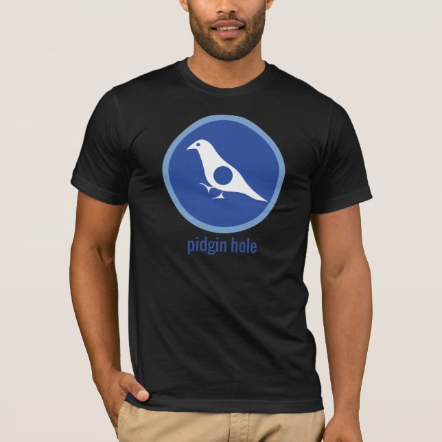 "Pidgin-Loch" Pidgin-Quijote-T - Shirt (Vorderseite)