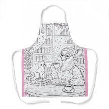 Pidgy and Nova Tea - Colouring Apron