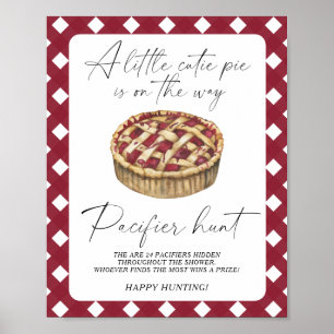 Pie-Baby-Duschgame - Schnuller-Jagd Poster