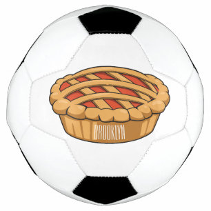 Pie-Cartoon-Abbildung Fußball