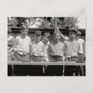 Pie Eating Contest, 1923 Postkarte