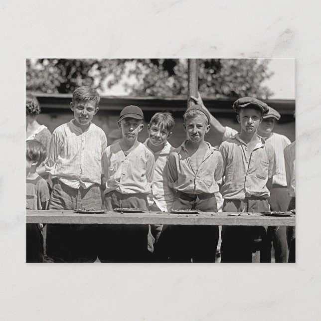 Pie Eating Contest, 1923 Postkarte (Vorderseite)