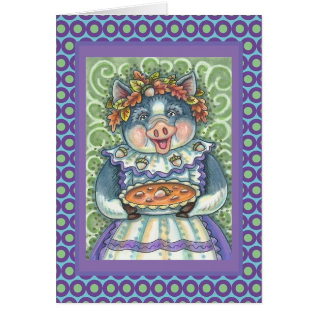 PIE-ERNTEDANK-KARTENLÖSUNG FÜR SCHWEINE UND ACORN (Vorne)