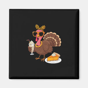Pie für zwei, bitte Thanksgiving Schwangerschaftsa Magnet