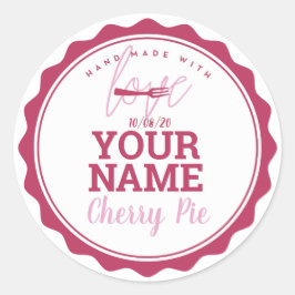 Pie Label Kitchen Sticker