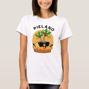 Pie-Land Lustige Insel Wortspiel T-Shirt