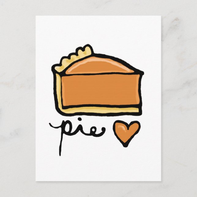 Pie Liebe! Postkarte (Vorderseite)