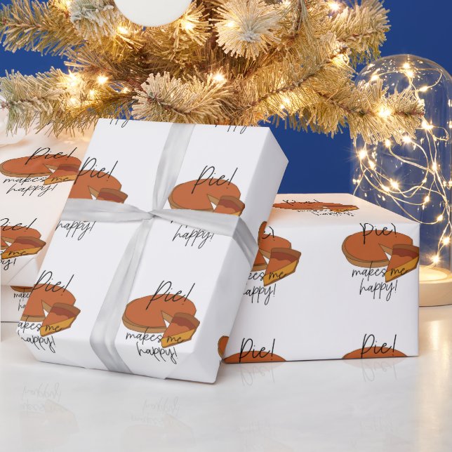 Pie macht mich glücklich Pie Geschenkpapier (Feiertage)