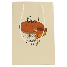 Pie macht mich glücklich Pie Mittlere Geschenktüte
