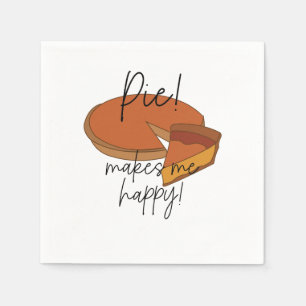 Pie macht mich glücklich, Pie Party Serviette
