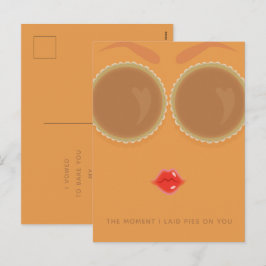 Pie Mit Augen Erntedank Urlaubskarte Feiertagspostkarte