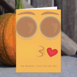 Pie Mit Augen Kisses Holiday Card Feiertagskarte