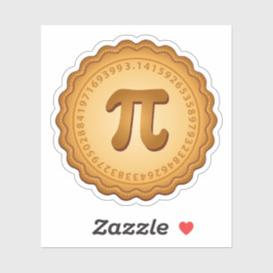 Pie mit Pi-Crust Vinyl Aufkleber