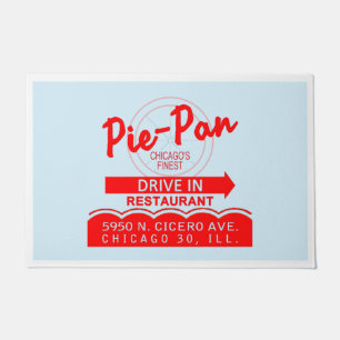 Pie-Pan Drive-In Restaurant, Chicago, Illinois Fußmatte