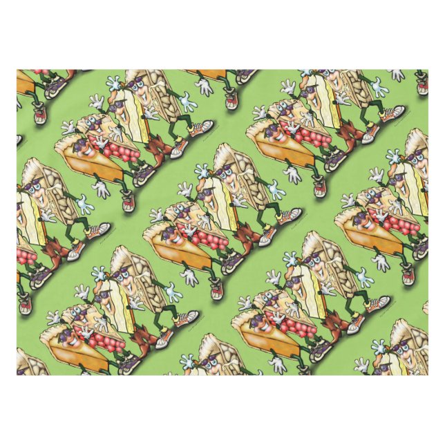 Pie Party Tischdecke (Vorderseite (Horizontal))