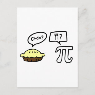 Pie & Pi Postkarte