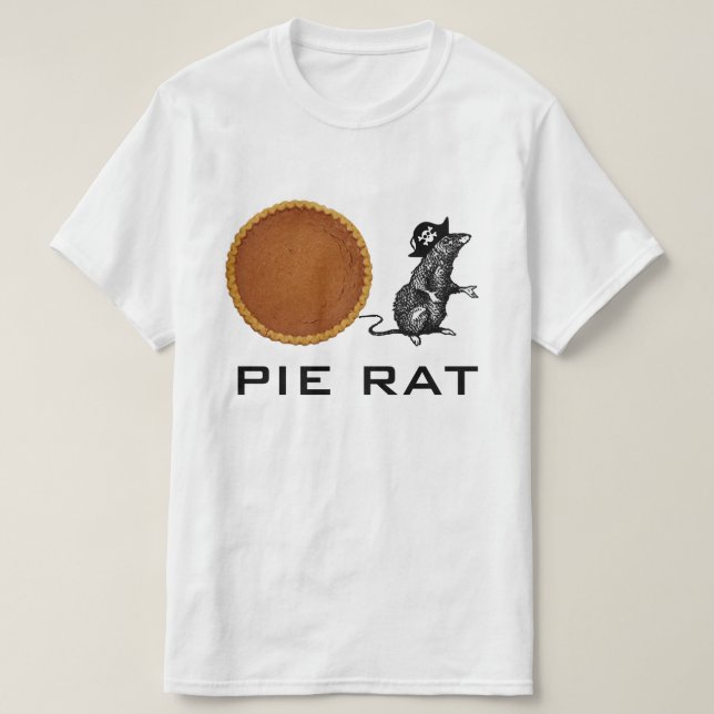 Pie Rat Pumpkin Pie T-Shirt (Design vorne)