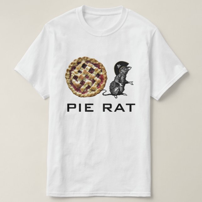 Pie Rat Rhubarb Pie T-Shirt (Design vorne)