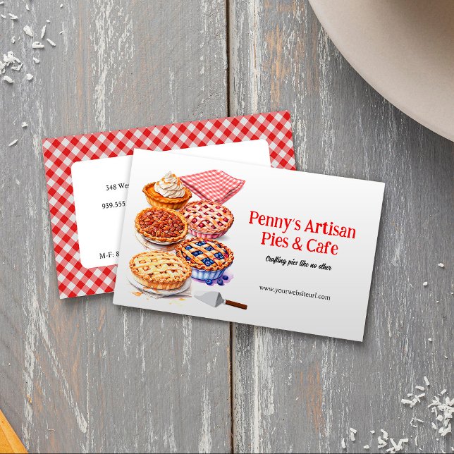 Pie Shoppe Visitenkarte (Pie Shoppe Business Card)