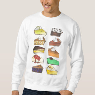 Pie Slice Slices Diner Pies Feinschmecker Sweatshi Sweatshirt