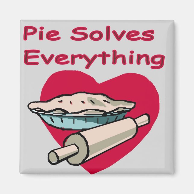 Pie Solves Alles Magnet (Vorne)