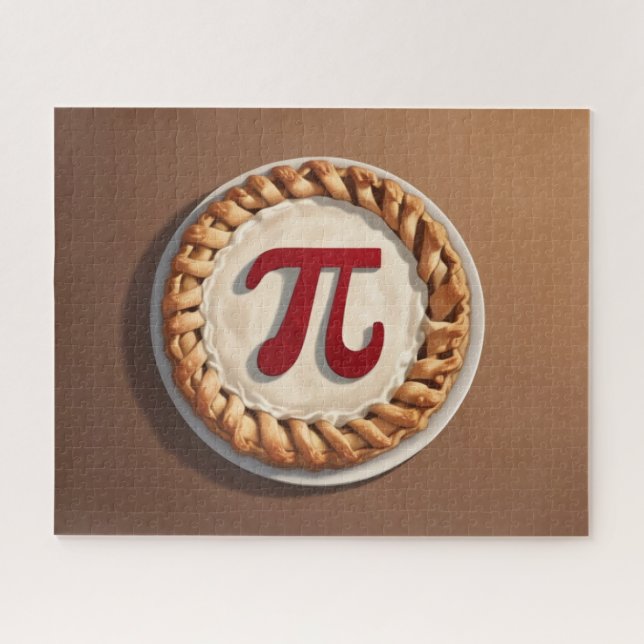 Pie zum Pi Day Puzzle (Horizontal)