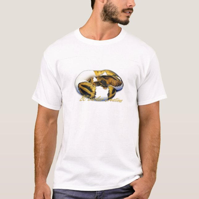 Piebald-Ball-Pythonschlange T-Shirt (Vorderseite)