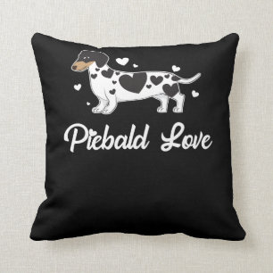 Piebald-Dackel-Hundeinhaber-Geschenk Kissen