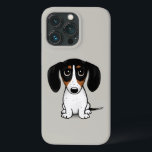 Piebald Dackel | Niedlicher Welpenhund Case-Mate iPhone Hülle<br><div class="desc">Niedlich Hund Lover's iPhone Case. Piebalds Dackel ist schwarz,  braun und weiß.</div>