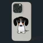 Piebald Dackel | Niedlicher Welpenhund Case-Mate iPhone Hülle<br><div class="desc">Niedlich Hund Lover's iPhone Case. Piebalds Dackel ist schwarz,  braun und weiß.</div>