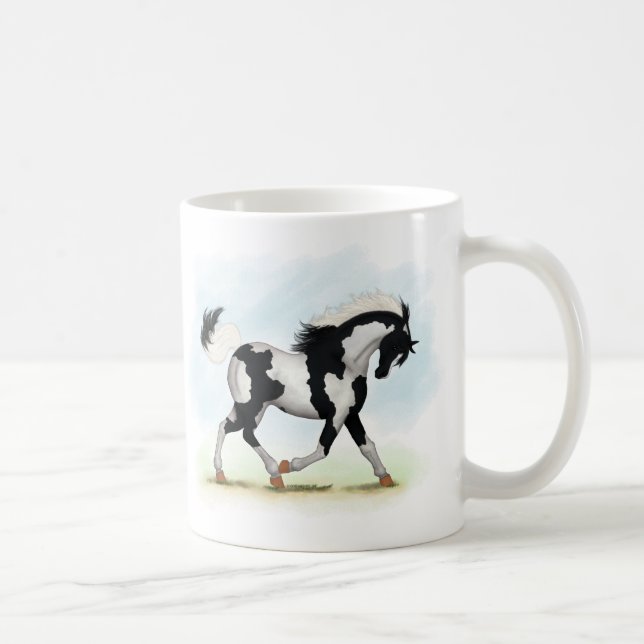 Piebald Overo Kaffeetasse (Rechts)